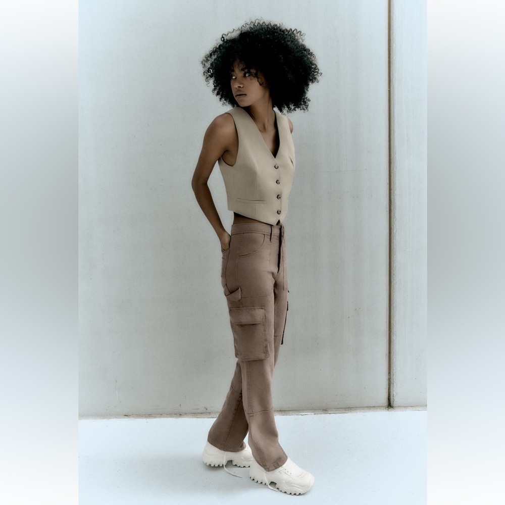 Zara rustic cargo pants